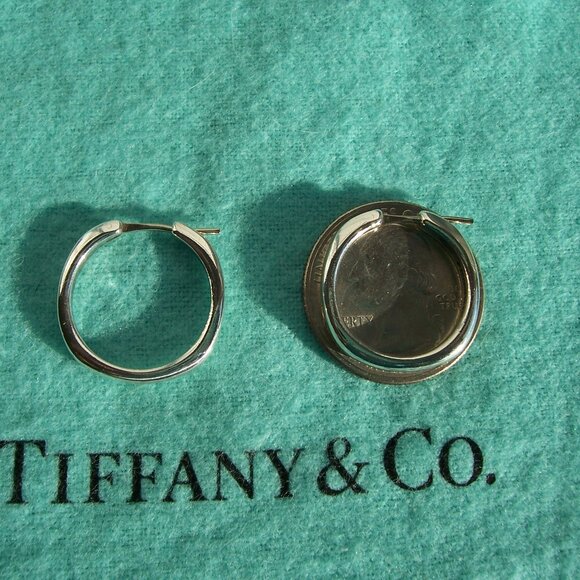 Tiffany & Co. "Cushion" Collection Earrings - Picture 2 of 5